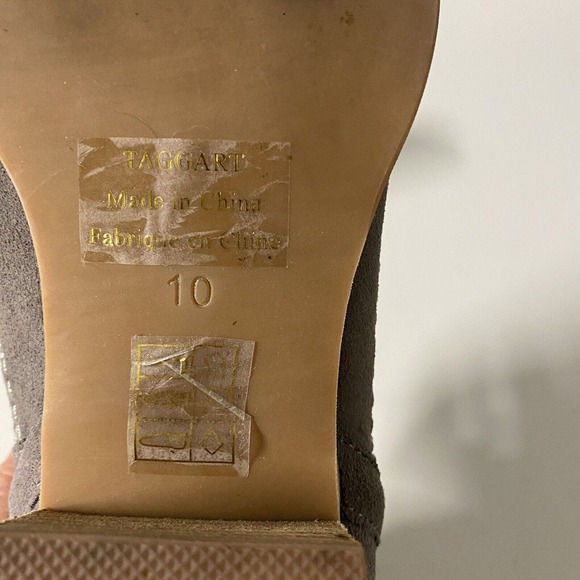 Jeffrey Campbell Taggart Boot Bootie Suede Gray Cut Out Pointed Western … - Picture 8 of 8